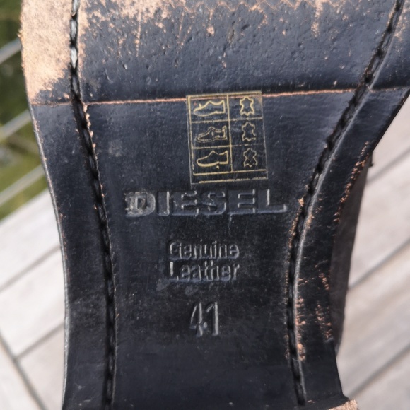 ★ Diesel All Leather Lace-up Ankle Boots - EU 41 - Picture 9 of 14